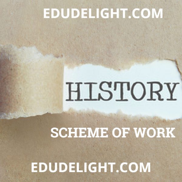 history scheme of work