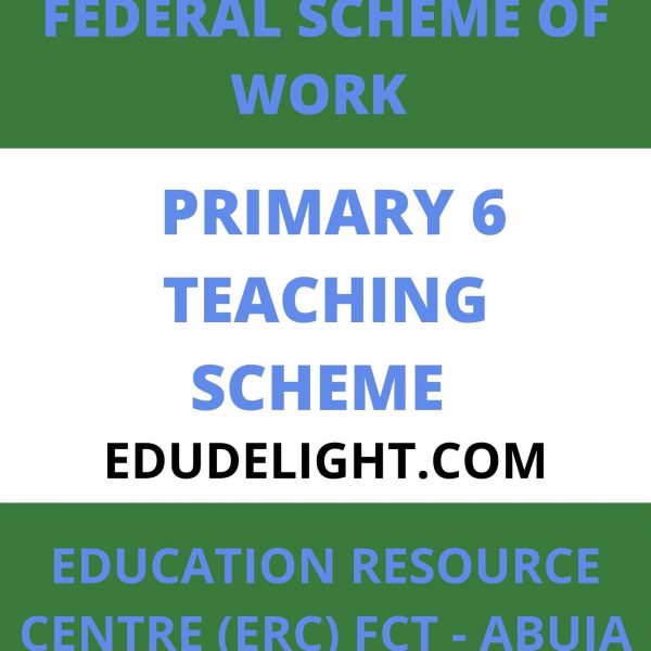 Federal Scheme of work Primary6