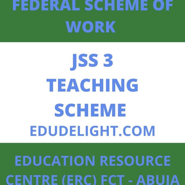 Federal Scheme of work JSS3