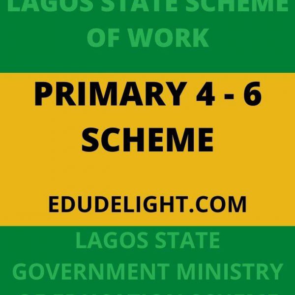 Lagos State Scheme of Work for Primary
