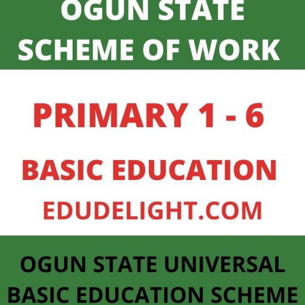 Ogun State Scheme of Work Primary 1 - 6