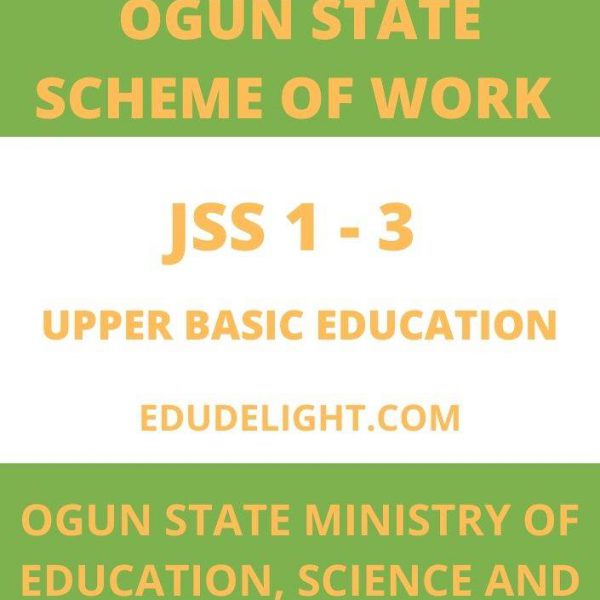 Ogun State Scheme of Work JSS1 - 3
