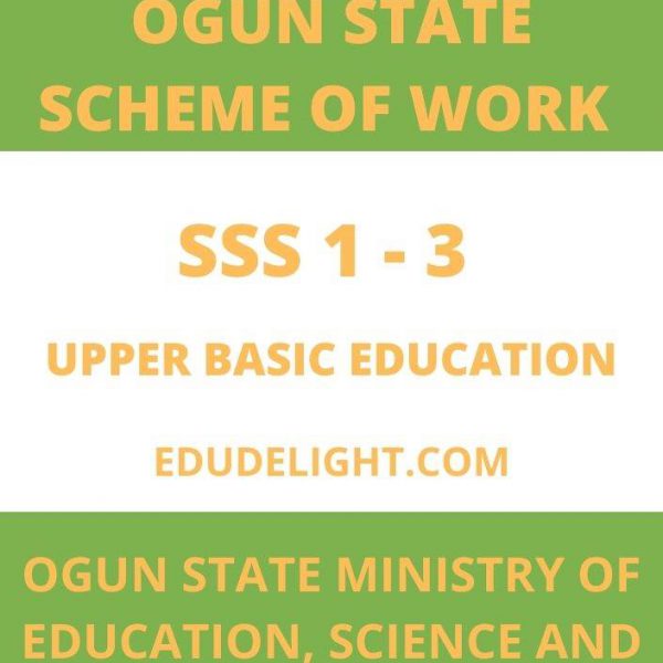 Ogun State Scheme of Work SS 1 - 3