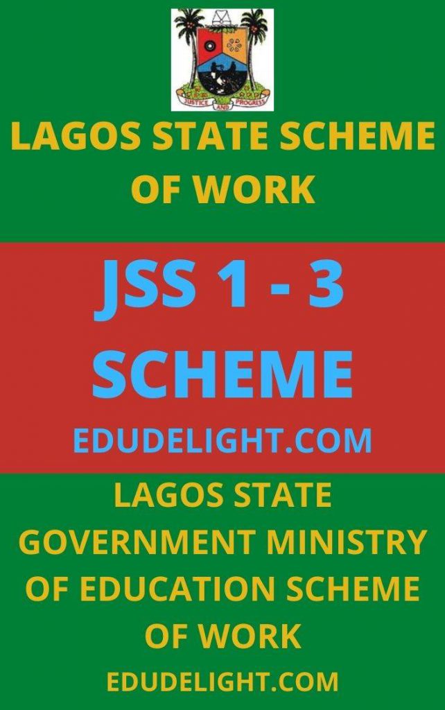 Lagos State Scheme of Work for JSS1 JSS3 Edudelight Store