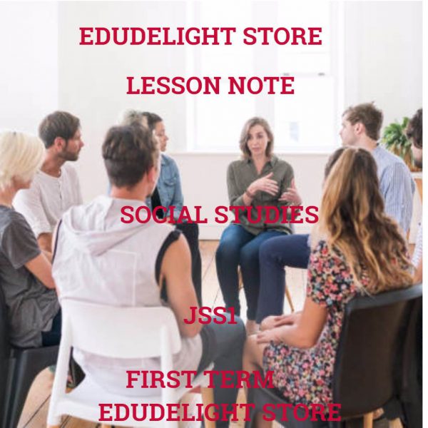 Social Studies Lesson Notes for Basic 7 (JSS1) 1st Term Edudelight Store