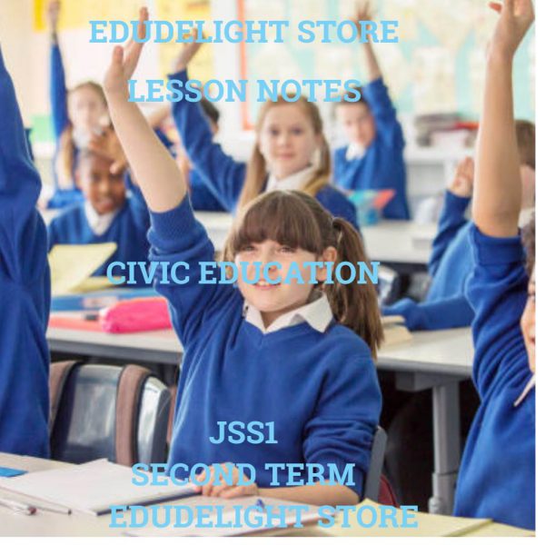Civic Education Lesson Notes for Basic 7 (JSS1) 3rd Term Edudelight Store