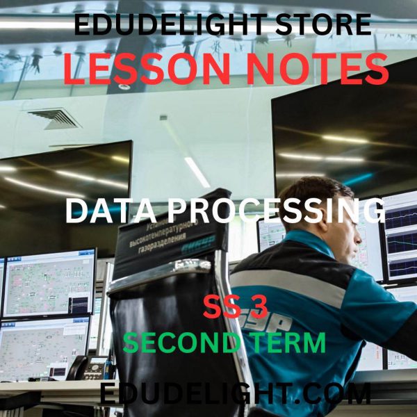 DATA PROCESSING SS3 SECOND TERM LESSON NOTE EDUDELIHT