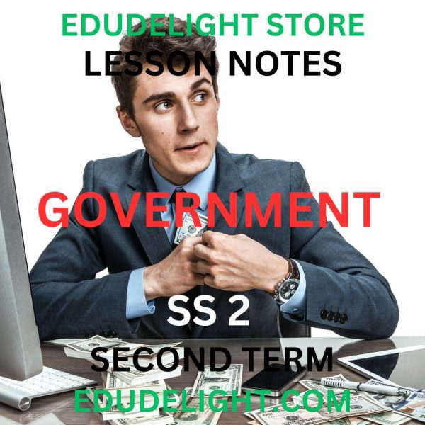 GOVERNMENT SS2 SECOND TERM LESSON NOTE EDUDELIGHT
